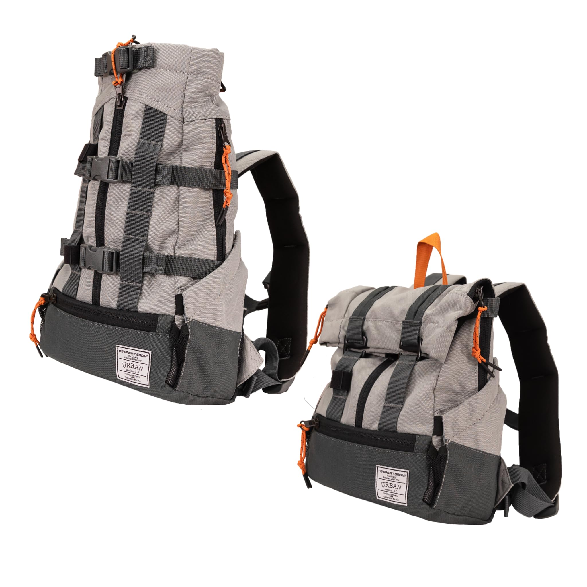 K9 Sport Sack Urban 3: acceso al perro para colocar y retirar.