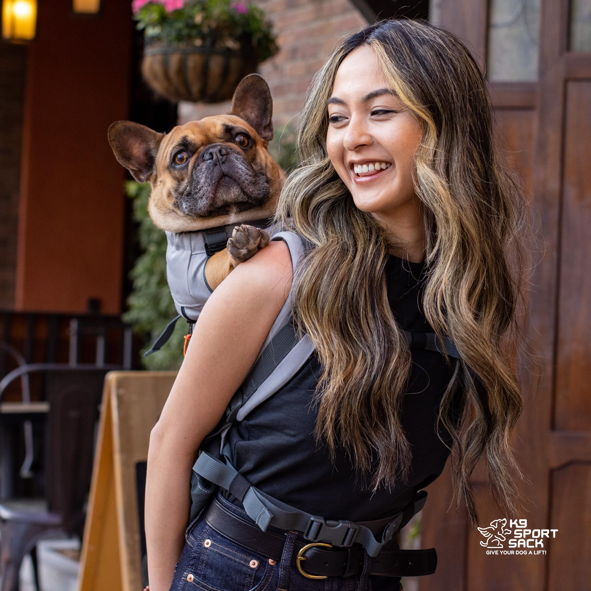 K9 Sport Sack Urban 3, convertibilidad rápida a carrier para paseos con tu perro.