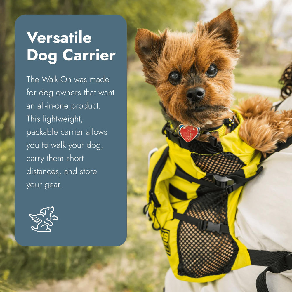K9 Sport Sack Walk-On con arnés incluido para mayor comodidad.