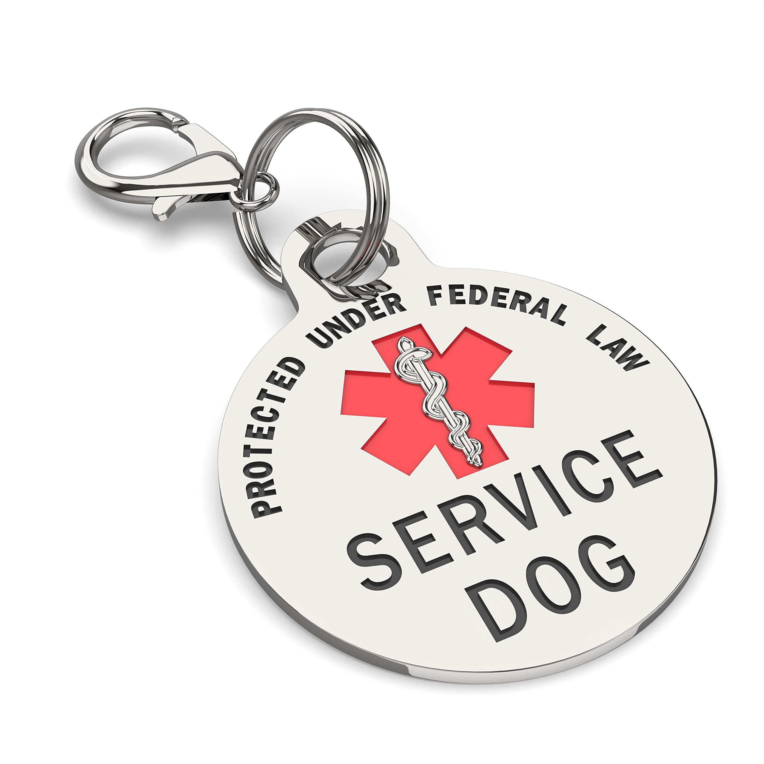 K9King etiqueta para collar o arnés, fácil de colocar y detectar.