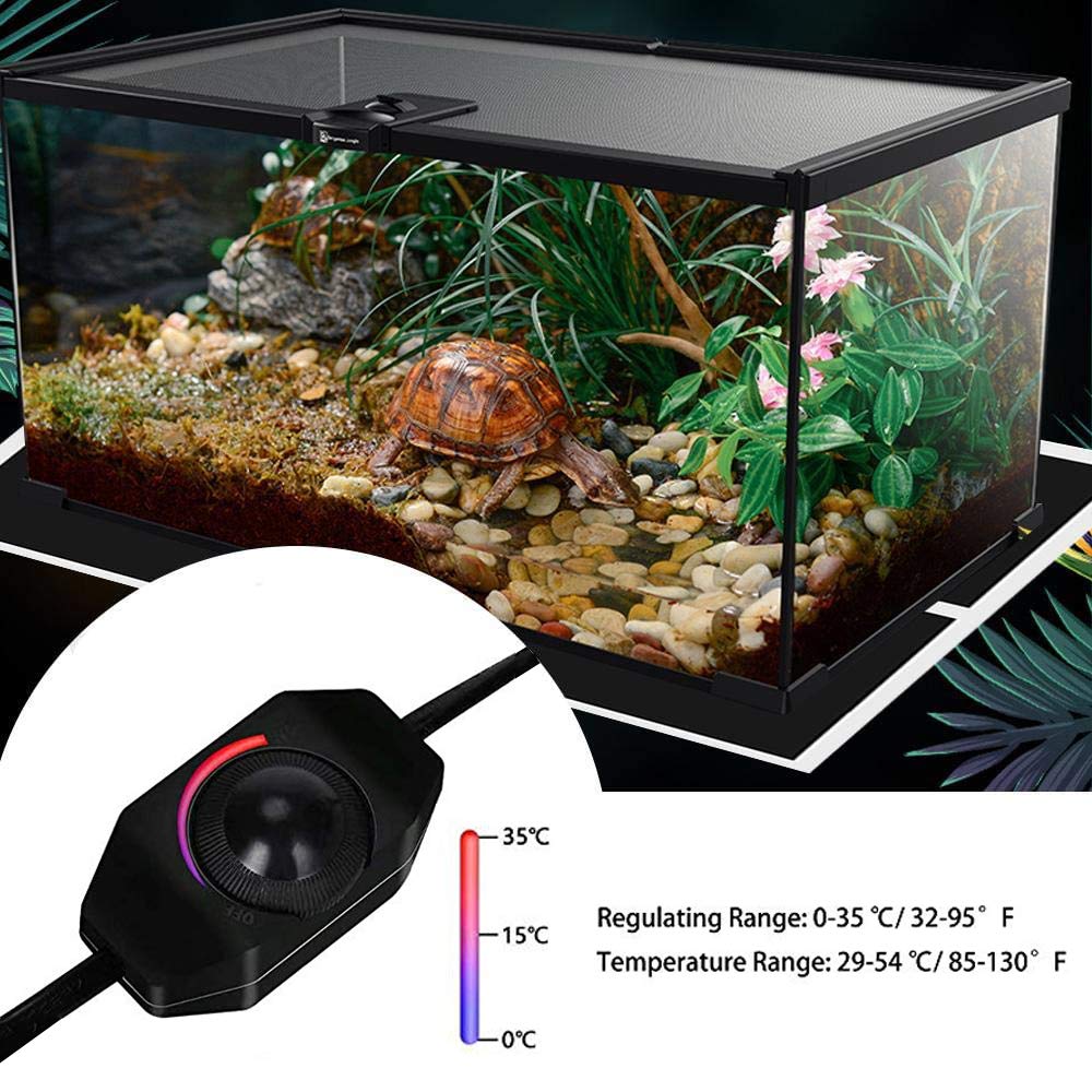 Kabasi Reptile Heat Pad, ambiente terrario para tortugas y reptiles.