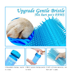 Kabetig cepillos de silicona para patas, limpieza suave