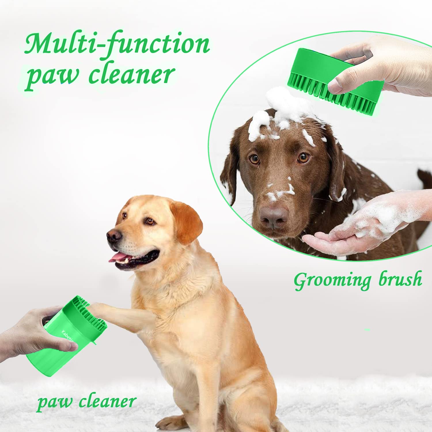 Kabetig dimensiones para patas grandes 1.8-3.3 pulgadas en accion.