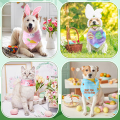 Kacctyen bandana ajustable para perro en triángulo, cómodo y fácil de usar.