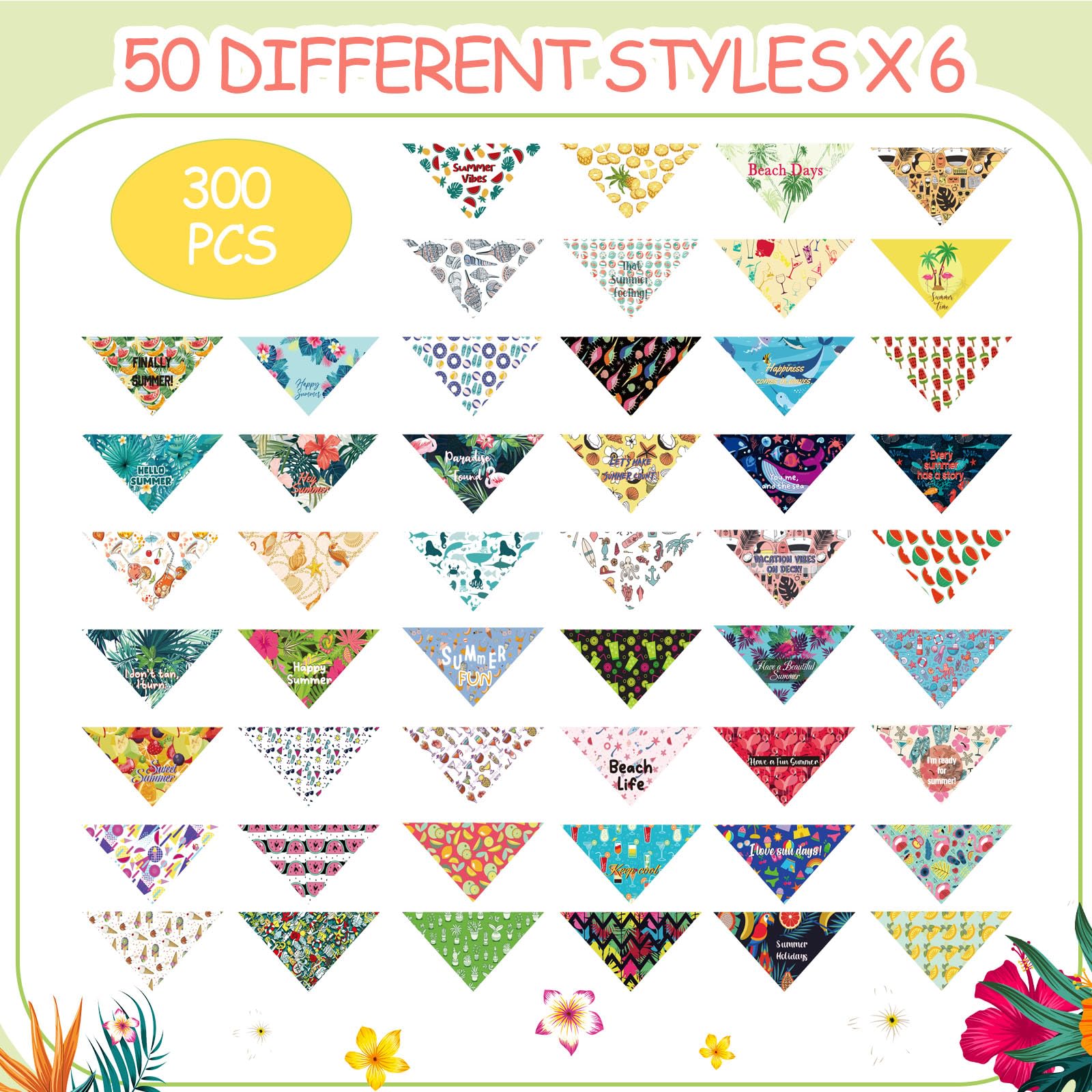 Kacctyen bandanas para perro ajuste fácil y tamaño triangular adaptable