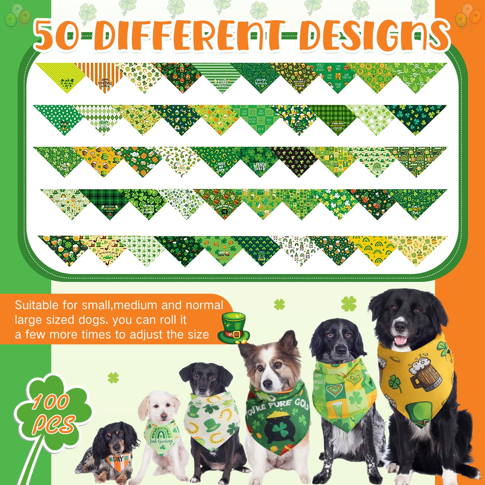 Kacctyen bandana para perros multicolor, perfecta para sesiones de fotos.