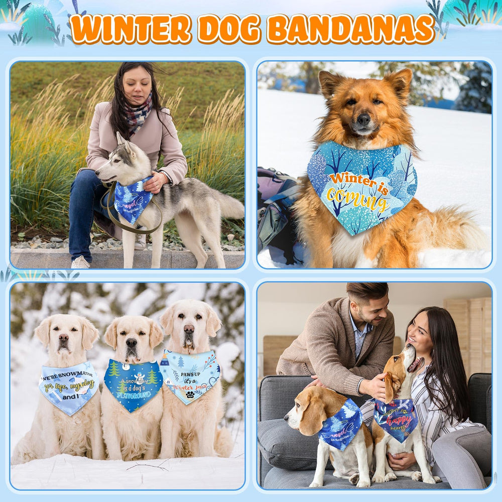 Kacctyen bandanas para perros: estilos variados para fotos y fiestas.