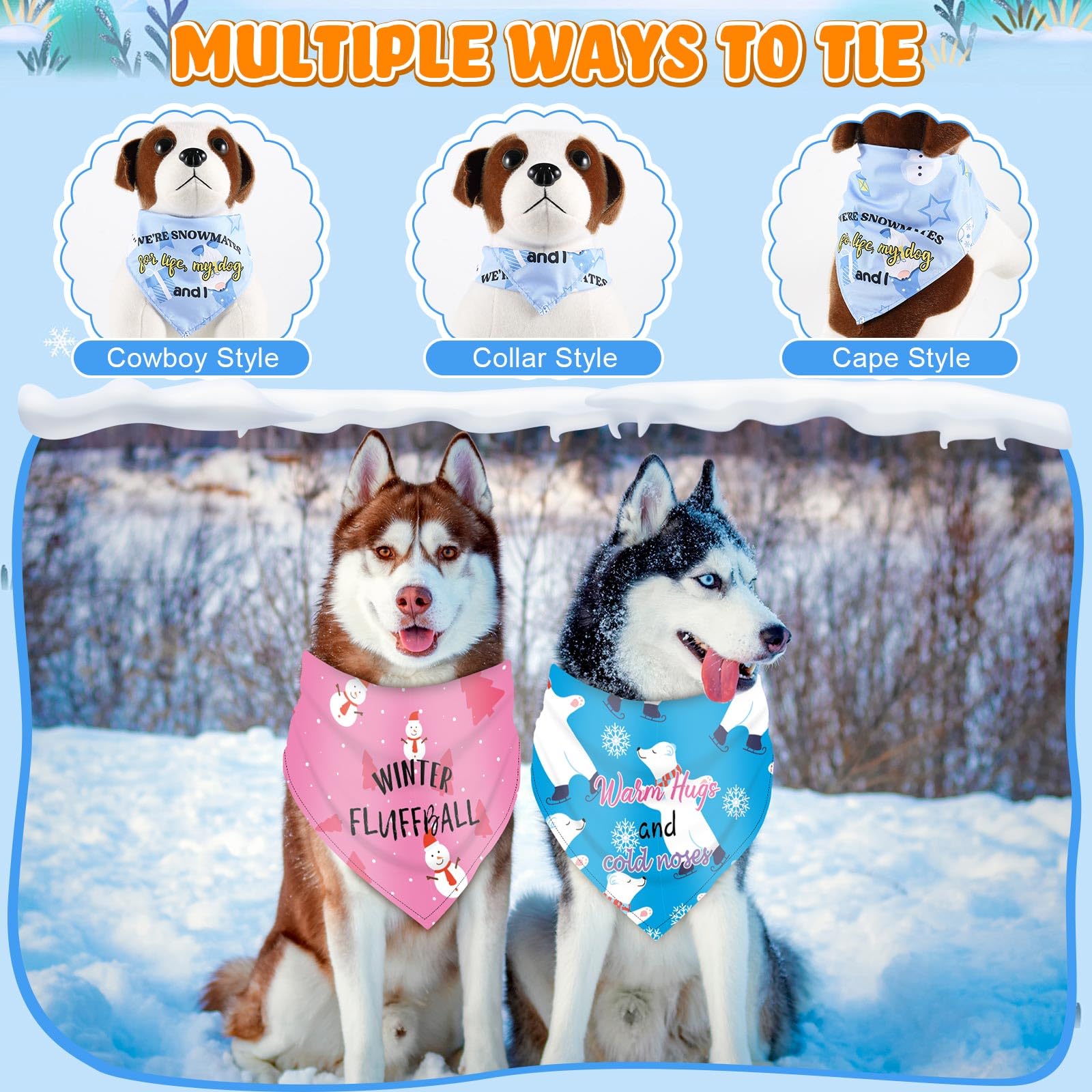 Kacctyen bandanas para sesiones de fotos y eventos.