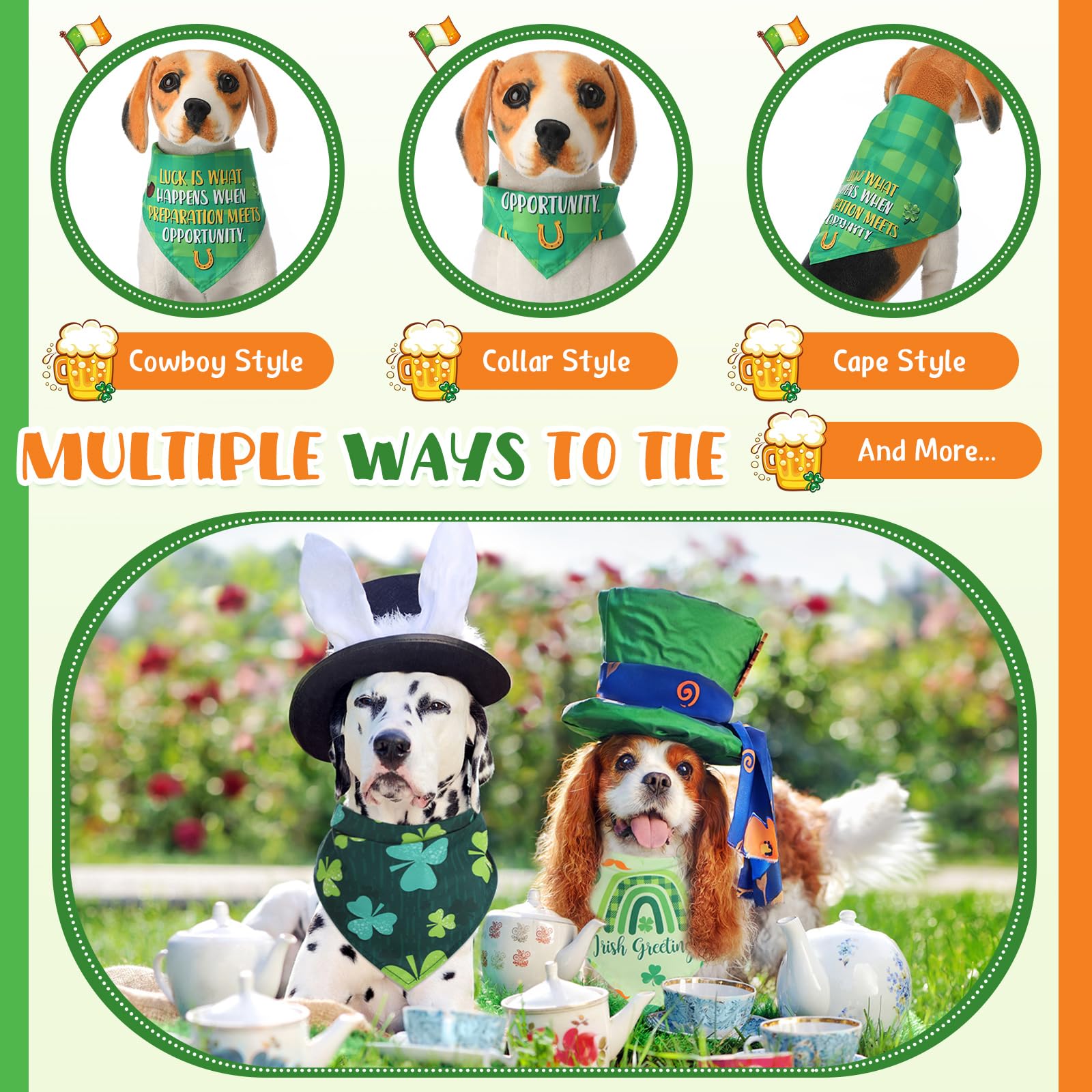 Kacctyen bandanas para mascotas pequeñas a medianas, diseño triangular cómodo.