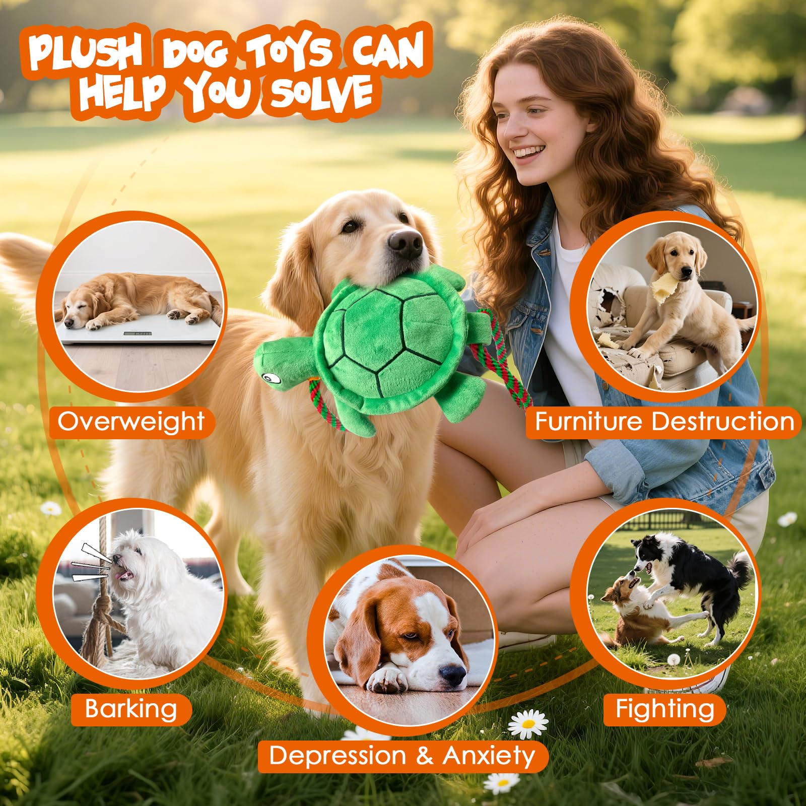 Kachewlulu juguete masticar, textura duradera para perros activos.