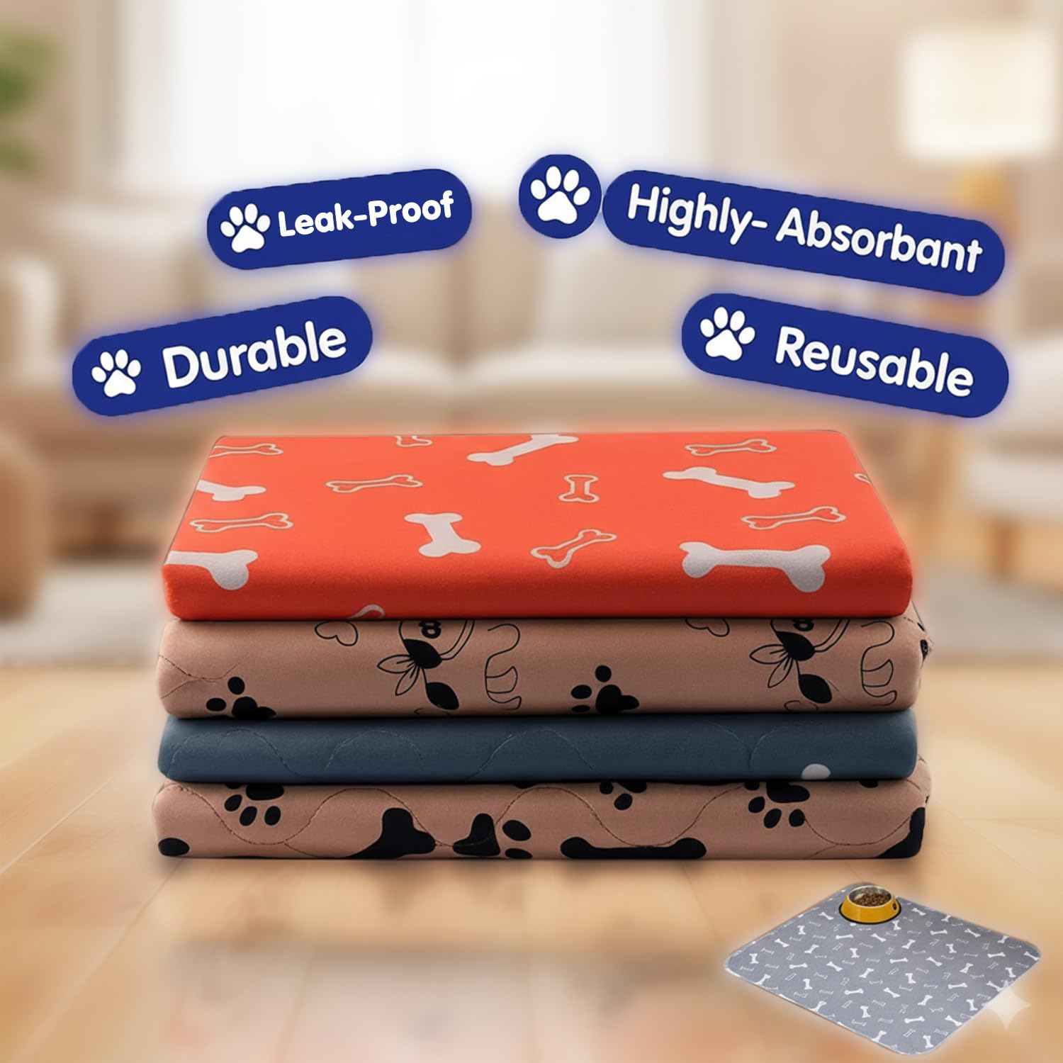 Kacitalone almohadillas para casa y viaje, prácticas y discretas.