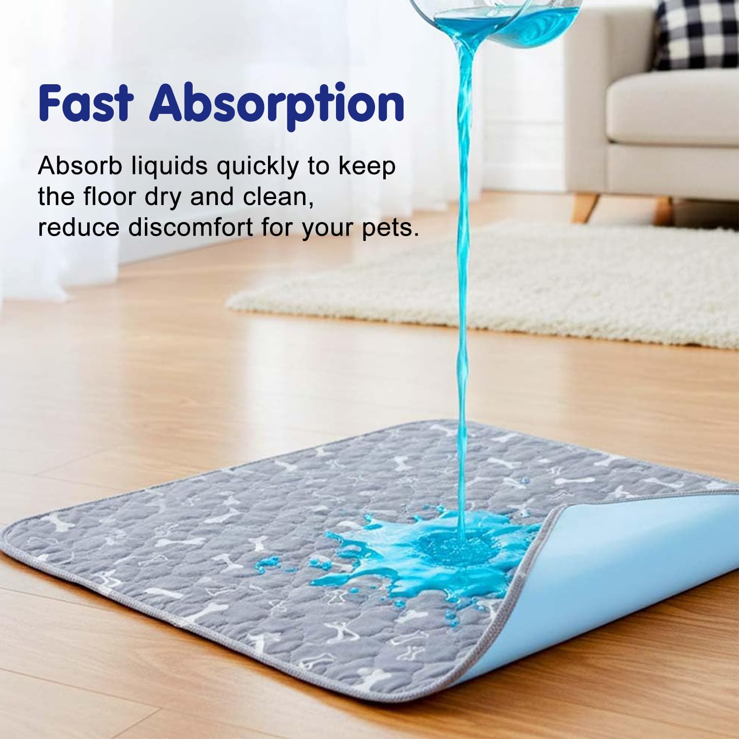 Kacitalone almohadillas de entrenamiento antifugas para muebles y suelos.