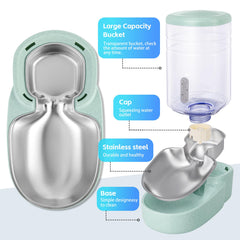 Kacoomi dispensador de agua automático con válvula espiral para evitar fugas.