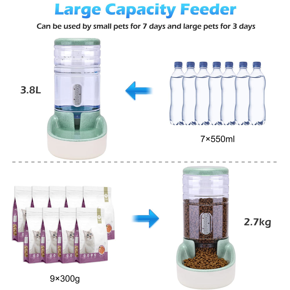 Kacoomi dispensador-agua-gravedad, botella transparente para rellenar fácilmente