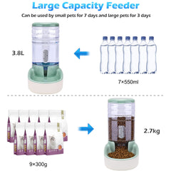 Kacoomi dispensador-agua-gravedad, botella transparente para rellenar fácilmente