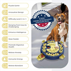 KADTC rompecabezas para perros, doce compartimentos para desafío diario