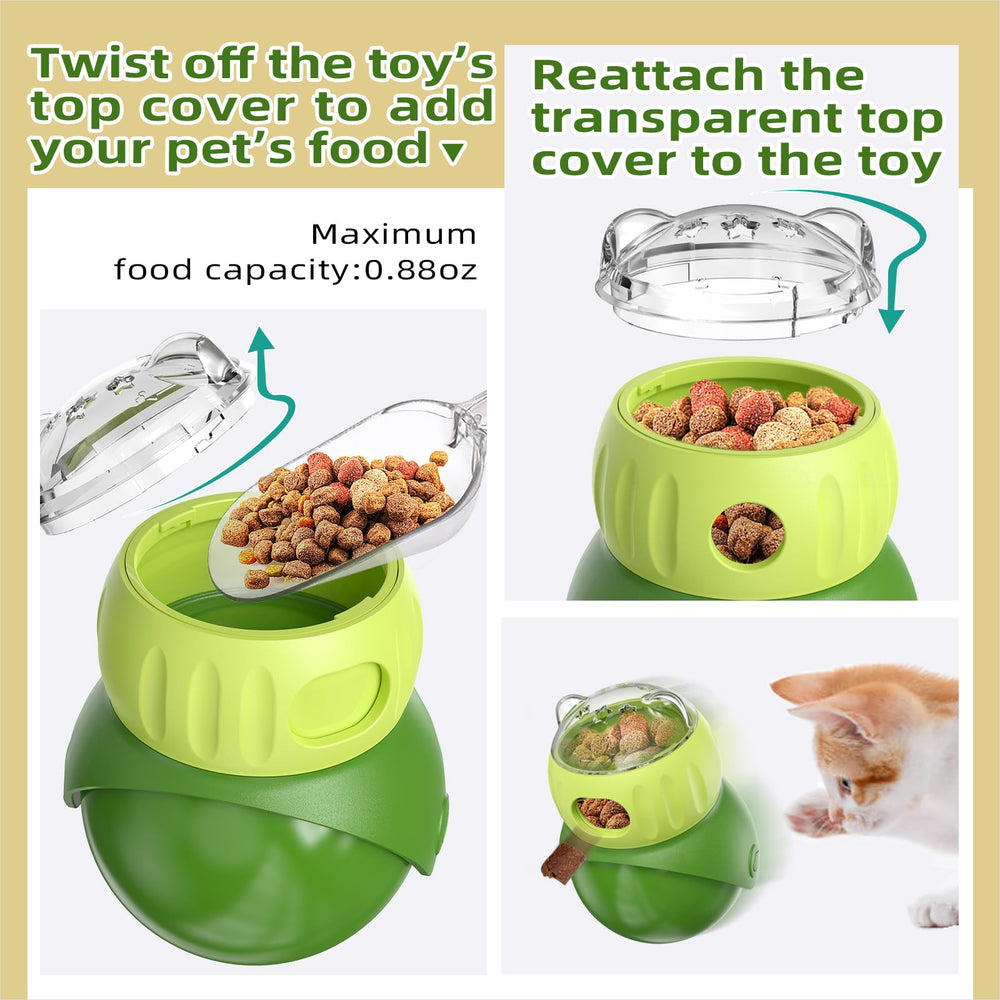 KADTC Wobble ofrece enriquecimiento interactivo para gatos.