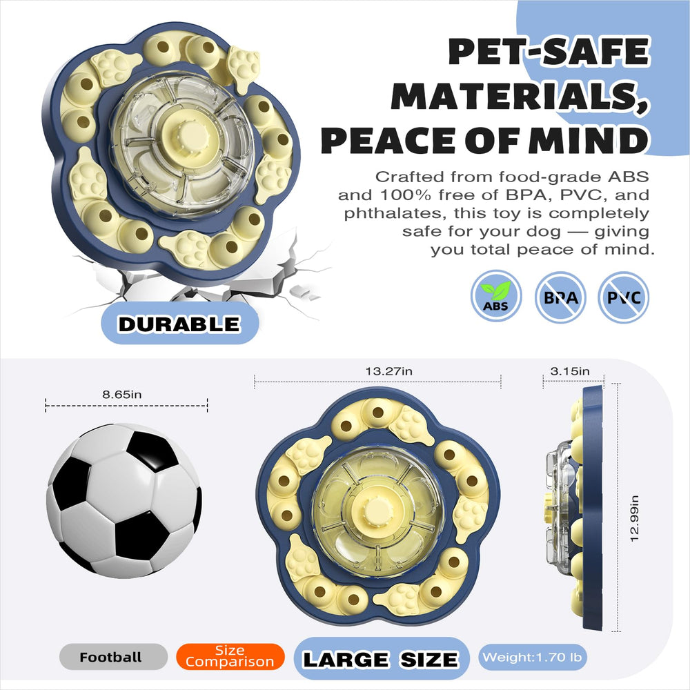KADTC juguete interactivo para perros, estimula olfato y concentración en cada juego.