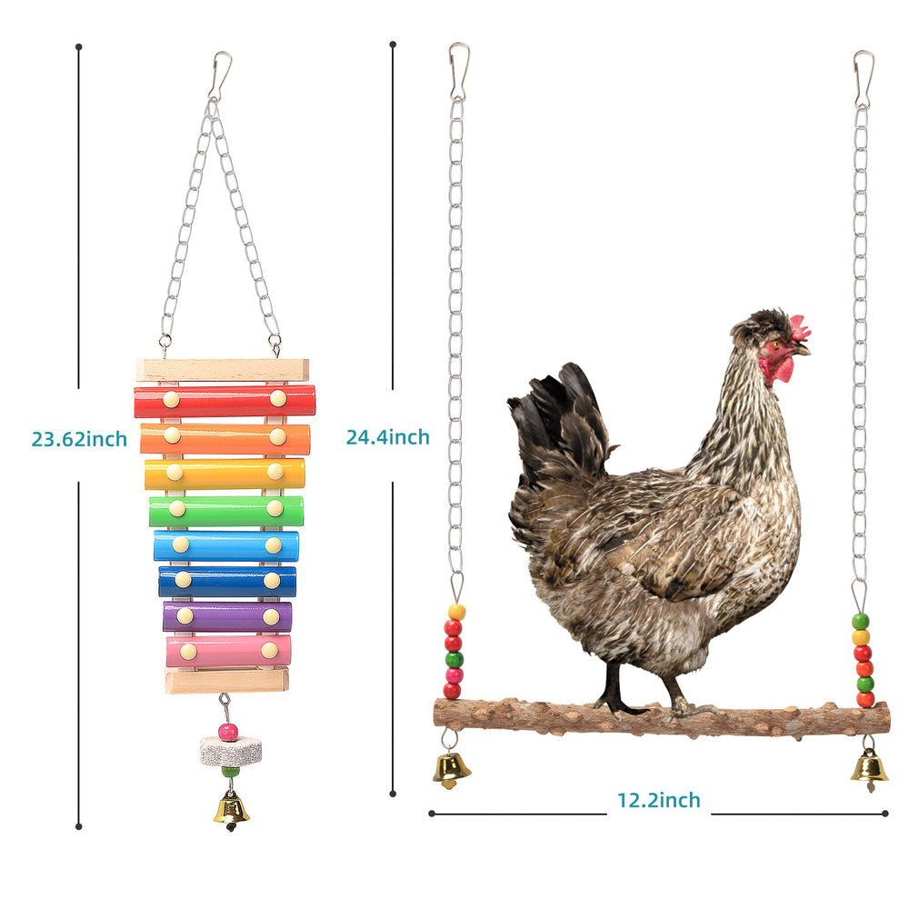 KAKUNM escalera-puente para gallinas, facilita el acceso entre niveles del gallinero