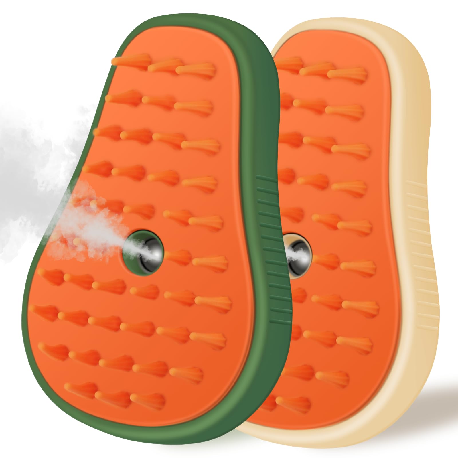 Cepillo vapor para gatos de KALAMANDA elimina pelos y limpia con suavidad