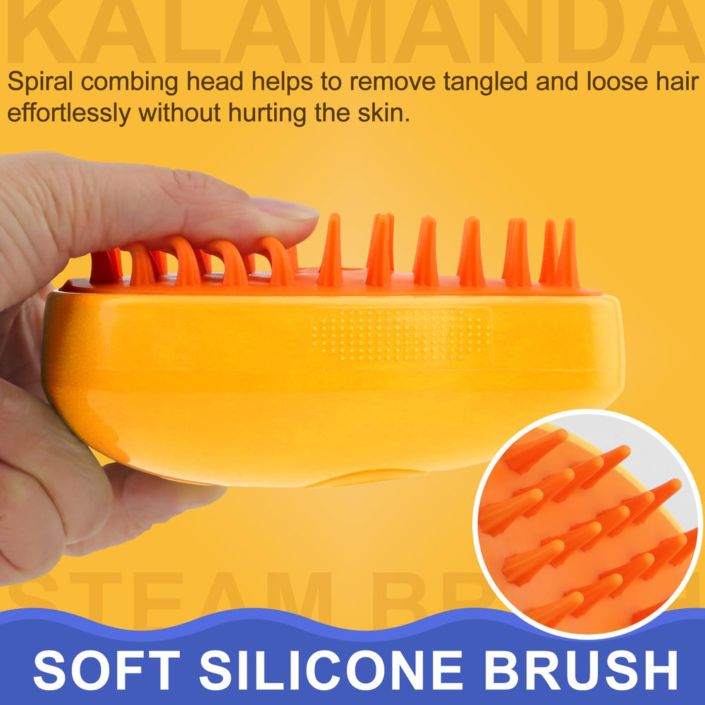 KALAMANDA diseño mango ergonómico facilita sostener y peinar.