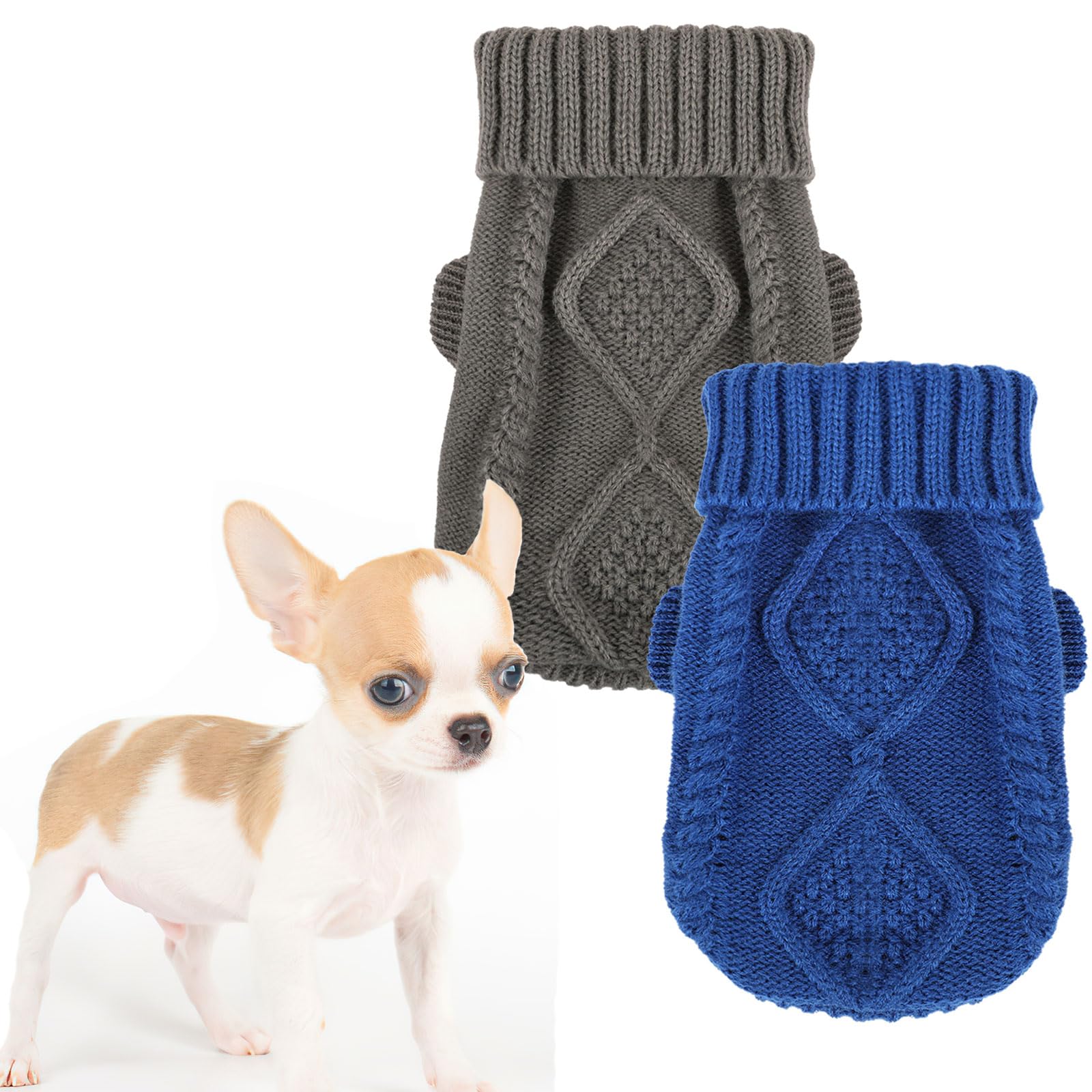 Súeter de invierno Kallfir's Cutie para perro, cómodo en paseos fríos.