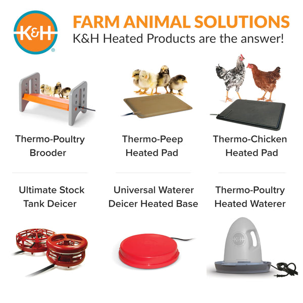 K&H Percha con termostato, control preciso de temperatura.