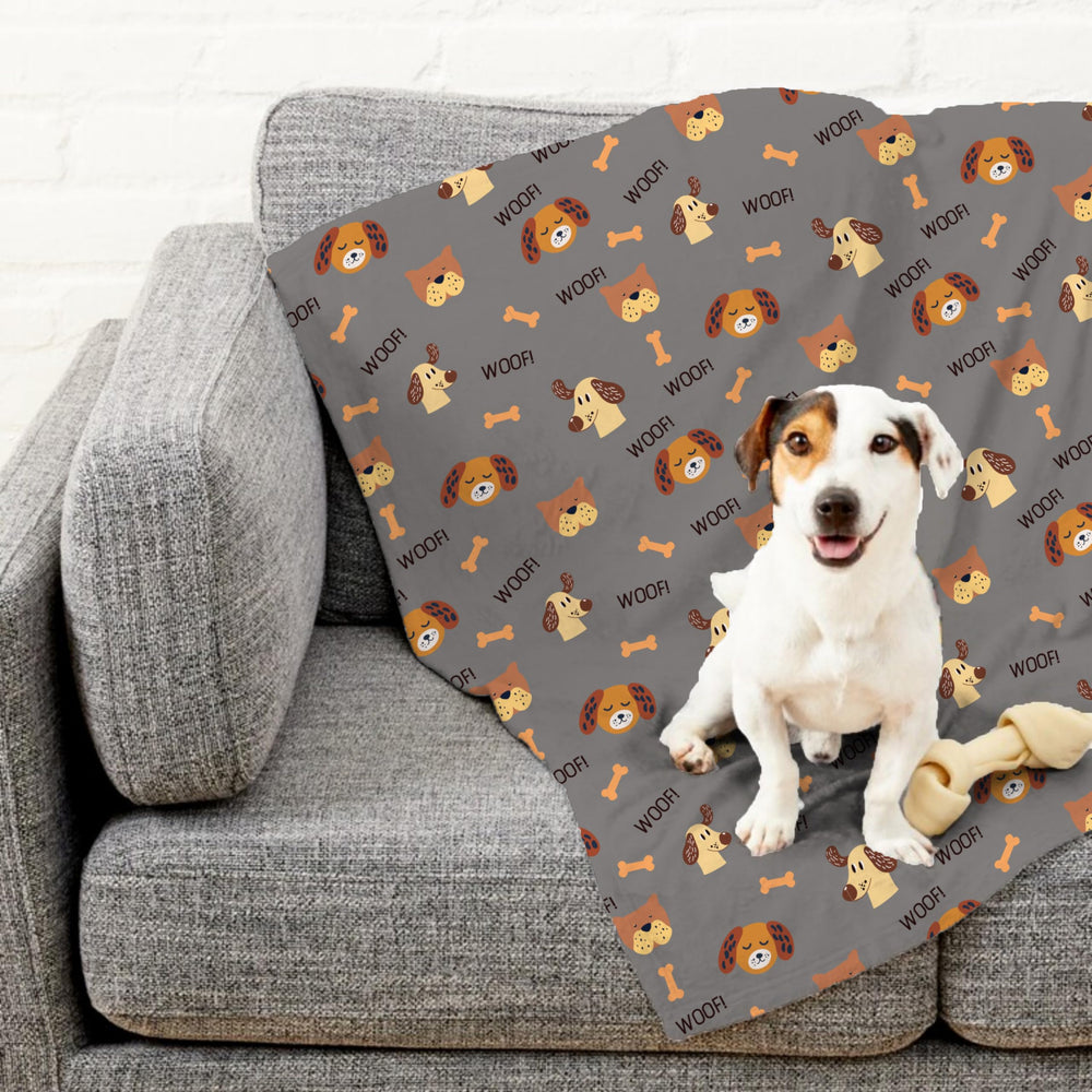 Karisma Decor Manta gris, regalo ideal para dueños de perros.