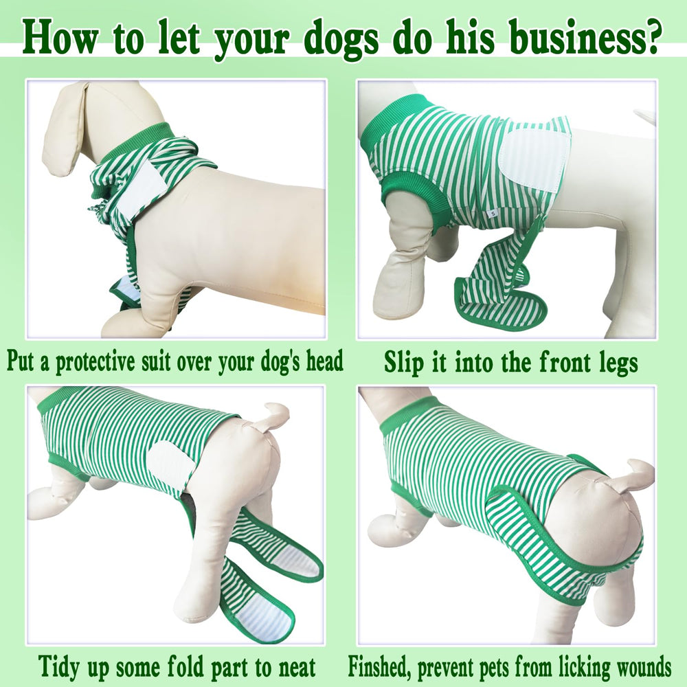 KAROKU Traje de recuperación para perros, espalda, diseño cómodo para movilidad