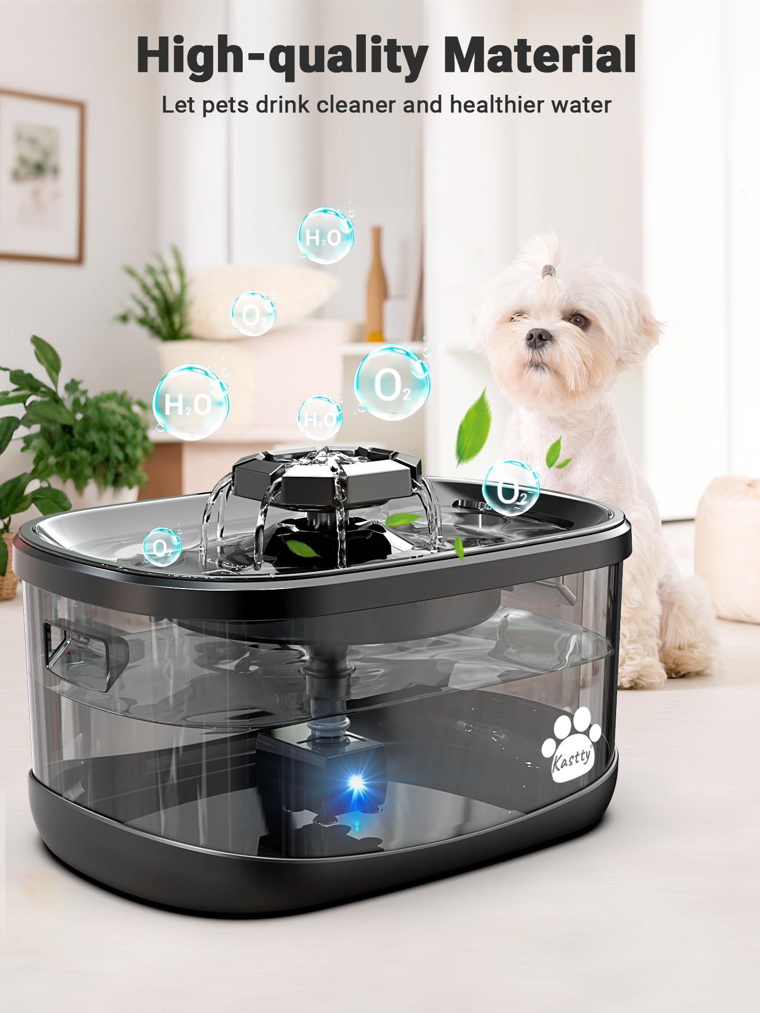 Kastty materiales sin BPA y ABS de grado alimentario para mayor higiene