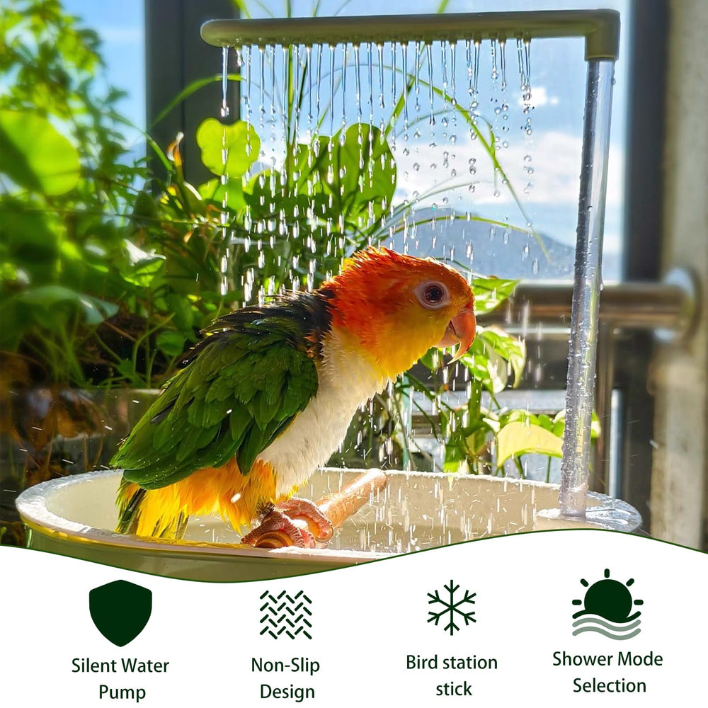 Kathson Bano para Aves en Jaula Interior, ideal para sesiones de baño en casa.