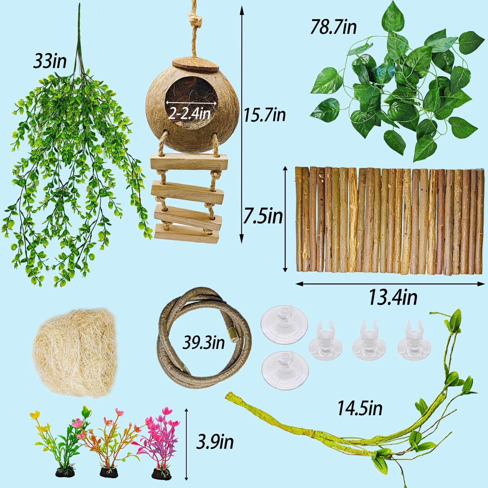 Kathson hoja decor terrario embellece el entorno con detalles naturales