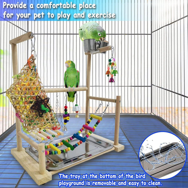 Kathson parque-juego-aves-columpio, promueve movimiento y entretenimiento.