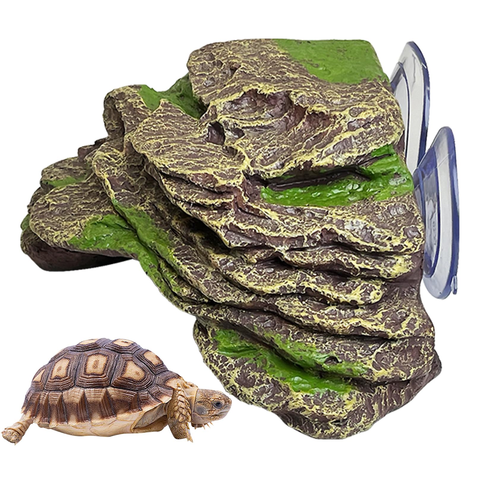 Kathson plataforma de tortuga flotante con escalera para ejercitar y tomar el sol