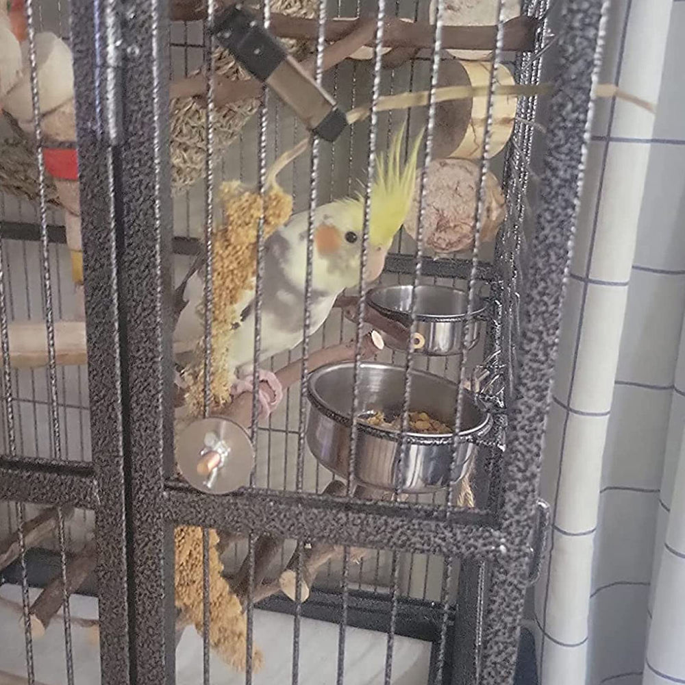 Kathson tazones compatibles con periquitos y aves pequeñas para alimentación segura.
