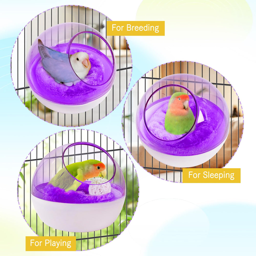 Kathson uso versátil para aves pequeñas: descanso, reproducción y juego.