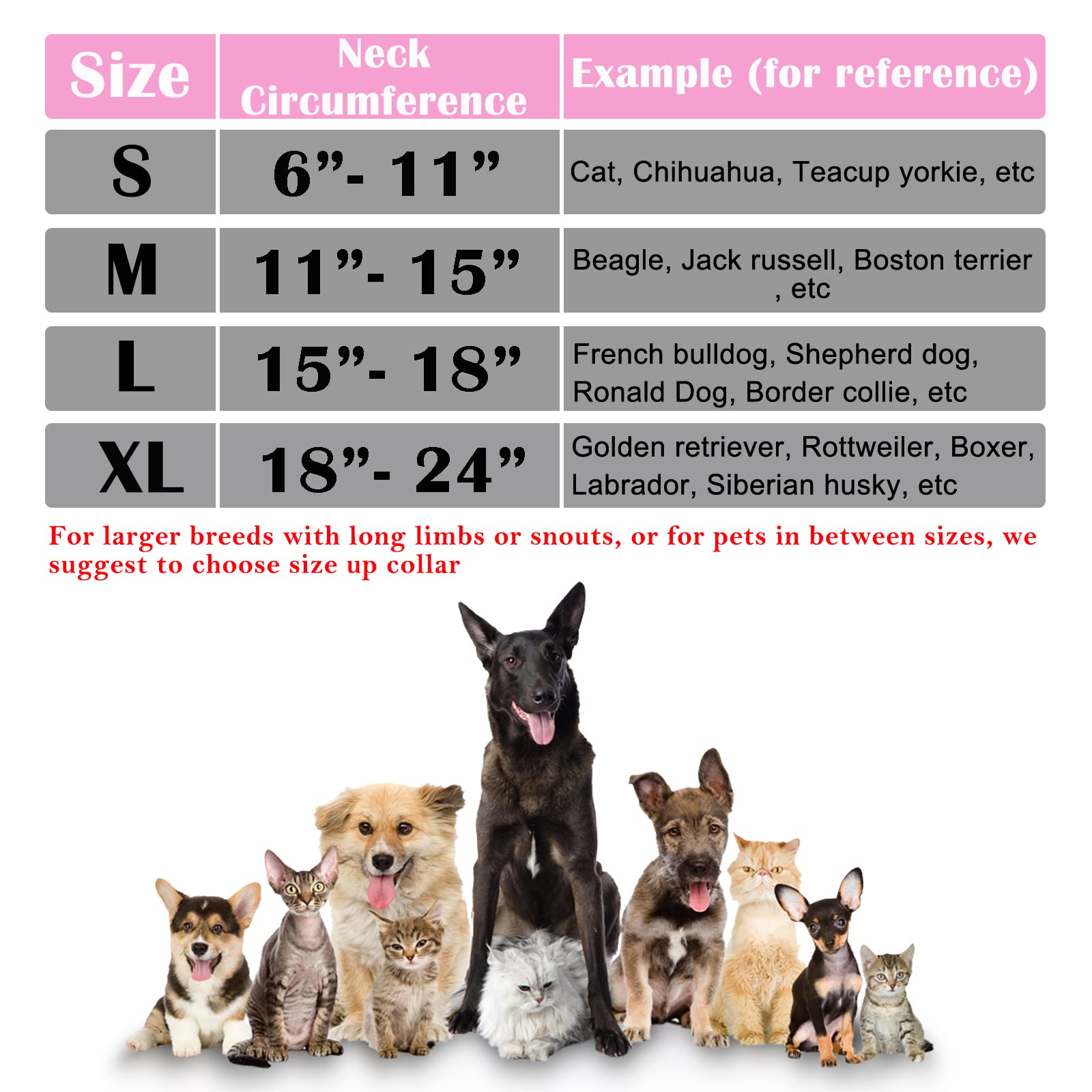Katoggy collar inflable con cremallera para limpieza fácil
