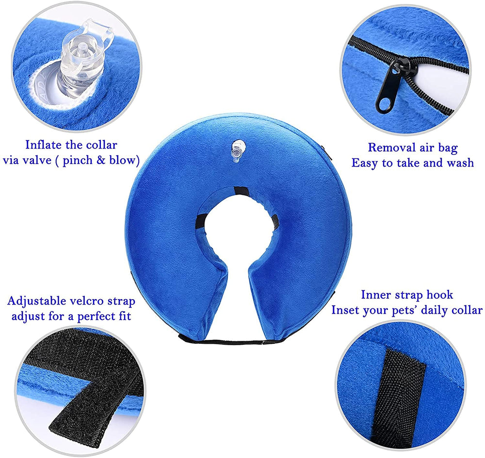 Katoggy collar inflable ligero y cómodo para comer y dormir