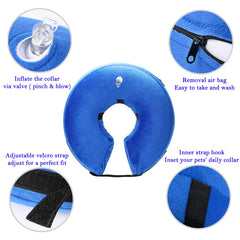 Katoggy collar inflable fácil de limpiar, con desinflado y lavado rápido.