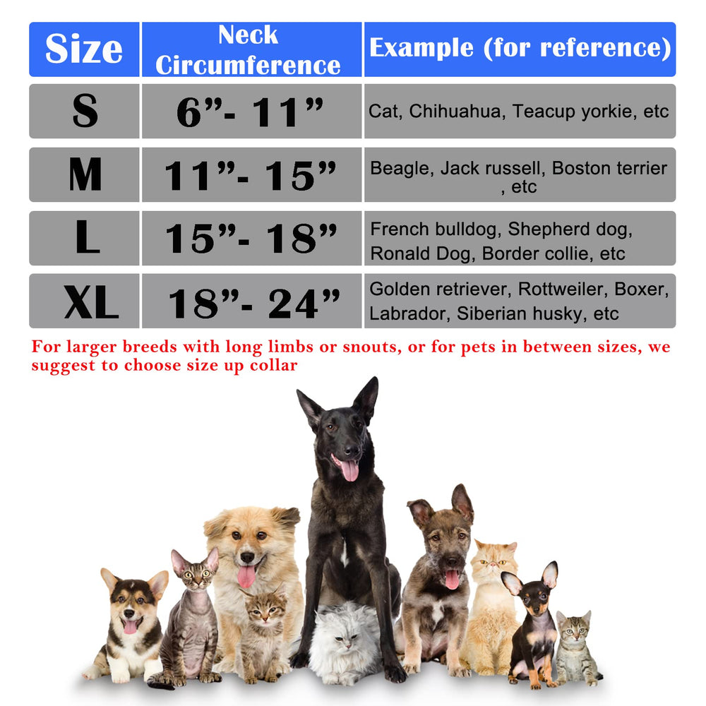 Katoggy collar inflable con ajuste de velcro para cuello