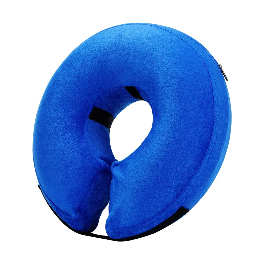 Katoggy collar inflable para perro tras cirugía con ajuste de velcro, evita lamido.