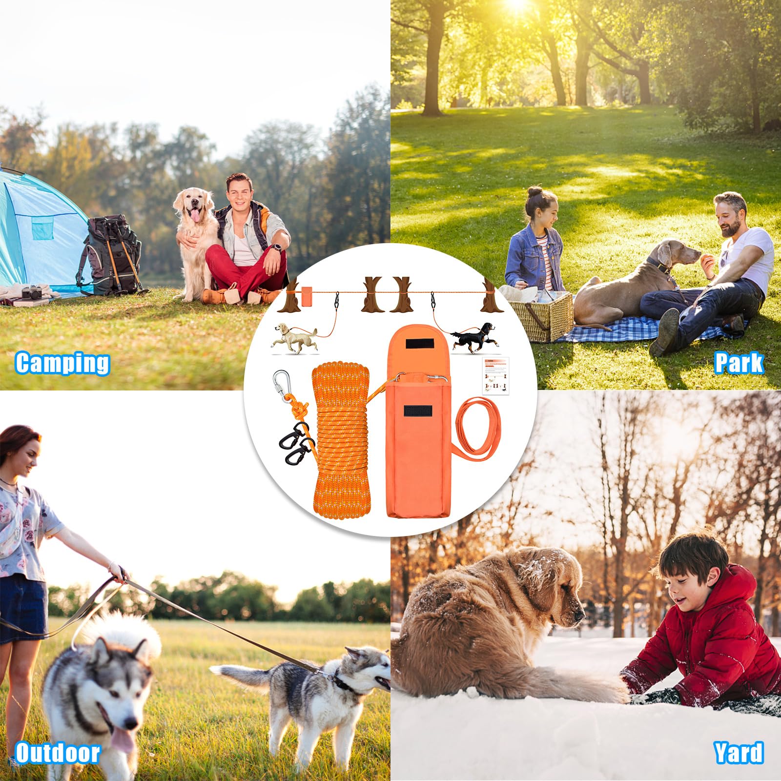 Compatibilidad de correas con el cable KATOLK para perros