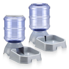 kattypet comedero automatico 2 piezas, alimentacion sin esfuerzo para mascotas.