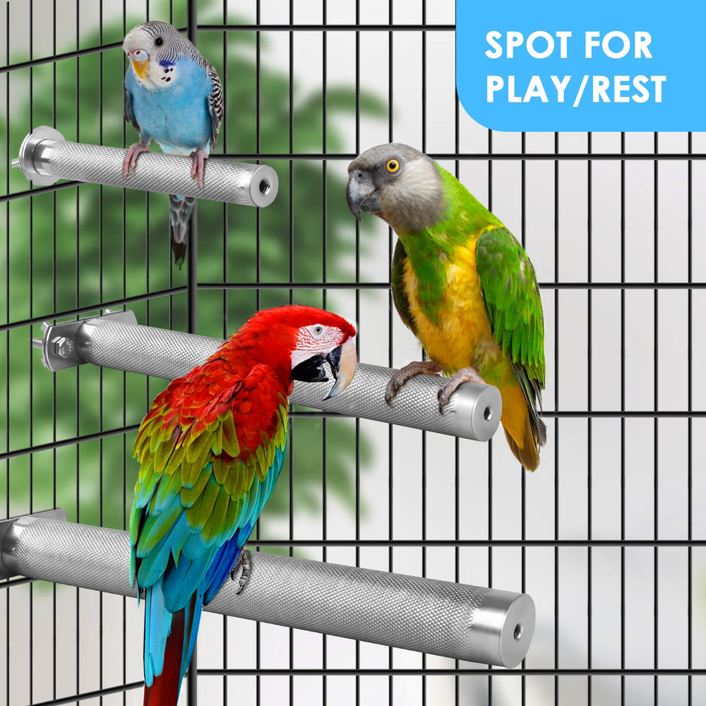 KATUMO percha para conures y loros, superficie rugosa para trepar y ejercitarse.