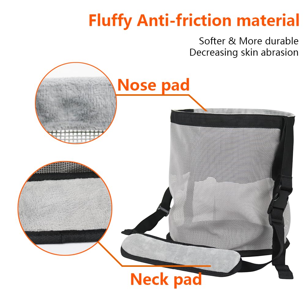 Kaulhp bolsa para caballo, liberación rápida para ambos lados.
