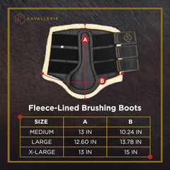 Kavallerie botas de cepillado Dressage con cierre de velcro triple para ajuste seguro