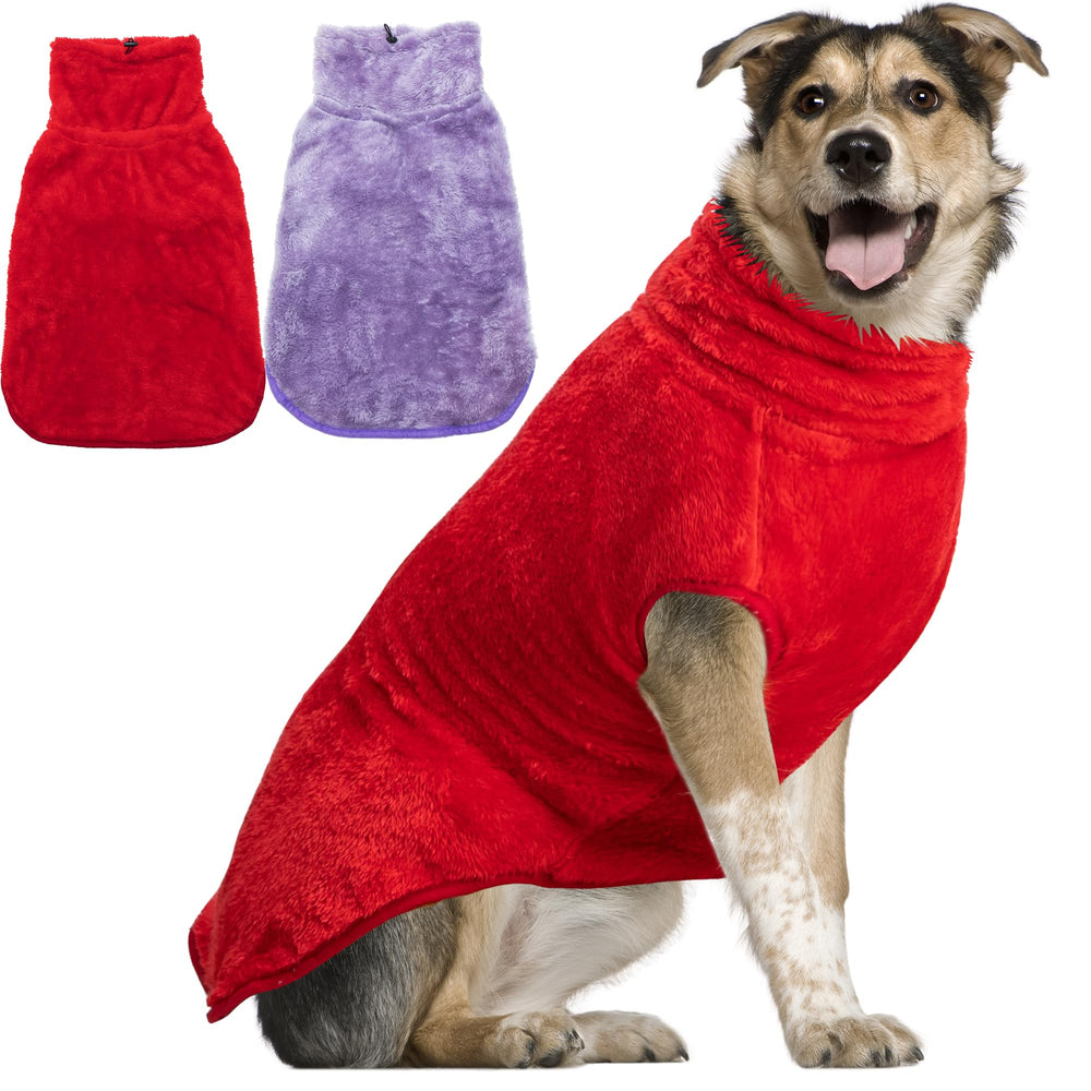 KAYCOWZA Cazadora para perro frío doble color, ideal para salidas diarias