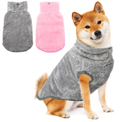 KAYCOWZA chaqueta para perro en azul, dos piezas para calor y estilo diario.