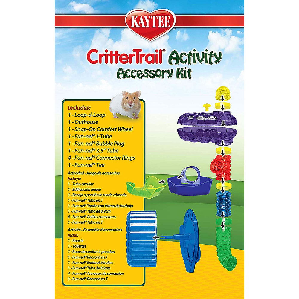 Kaytee CritterTrail diseño seguro y cómodo para mascotas pequeñas.