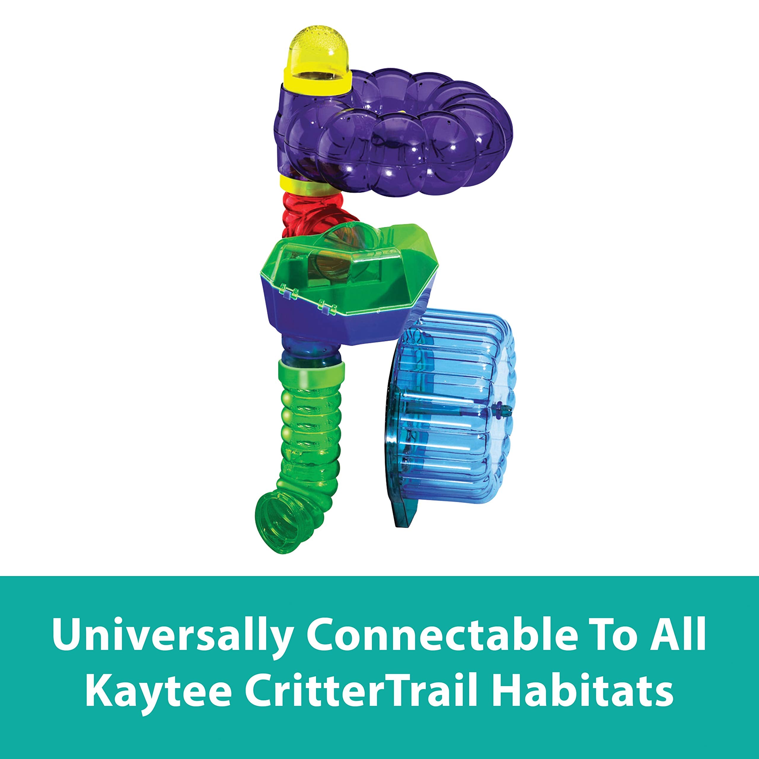Kaytee CritterTrail tamaño ensamblado 9x9x18 pulgadas para rincones pequeños.